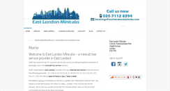 Desktop Screenshot of eastlondonminicabs.com