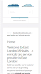 Mobile Screenshot of eastlondonminicabs.com
